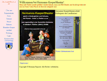 Tablet Screenshot of hermanns-kasperltheater.de